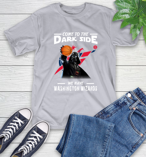 NBA Come To The Dark Side We Have Washington Wizards Star Wars Darth Vader Basketball T-Shirt 6