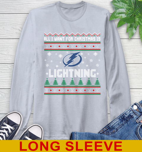 Tampa Bay Lightning NHL Hockey All I Want For Christmas Is My Team Sports 60