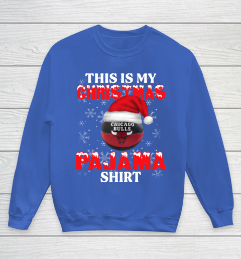 Chicago Bulls This Is My Christmas Pajama Shirt NBA Youth Sweatshirt 6
