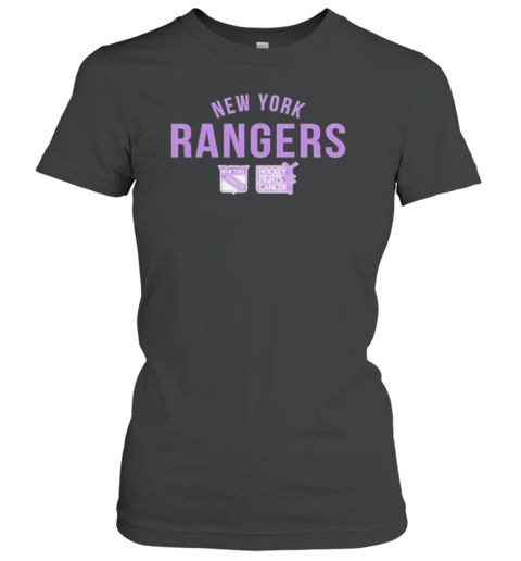 New York Rangers Richmond Resilient Hockey Fights Cancer Women's T-Shirt