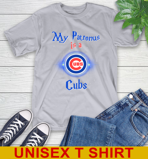MLB Baseball Harry Potter My Patronus Is A Chicago Cubs T-Shirt 5