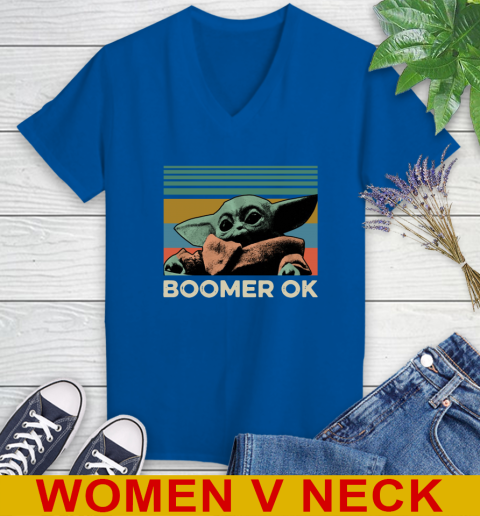 Baby Yoda Boomer OK Star Wars Vintage Shirts 81