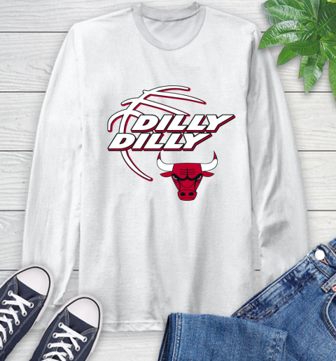 NBA Chicago Bulls Dilly Dilly Basketball Sports Long Sleeve T-Shirt