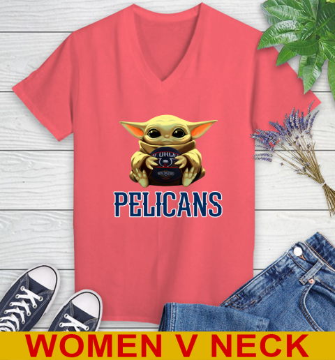 NBA Basketball New Orleans Pelicans Star Wars Baby Yoda Shirt 83