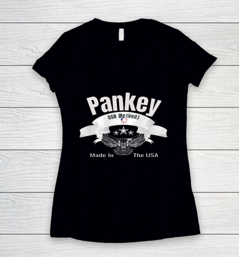 Pankey Veteran Women's V-Neck T-Shirt