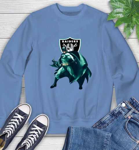 NFL Batman Football Sports Oakland Raiders Sweatshirt 11