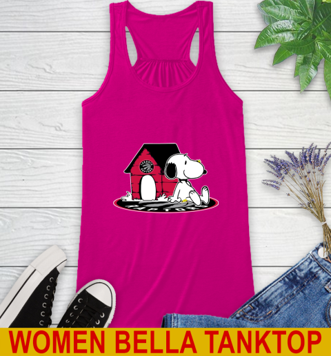 NBA Basketball Toronto Raptors Snoopy The Peanuts Movie Shirt Racerback Tank 8