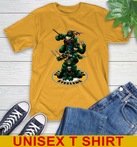 NFL Football Pittsburgh Steelers Teenage Mutant Ninja Turtles Shirt T-Shirt 3