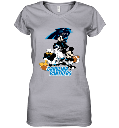 Carolina Panthers Mickey Mouse Donald Duck Goofy Shirt - High