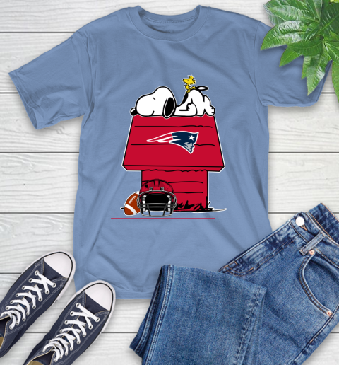 New England Patriots NFL Football Snoopy Woodstock The Peanuts Movie T-Shirt 11