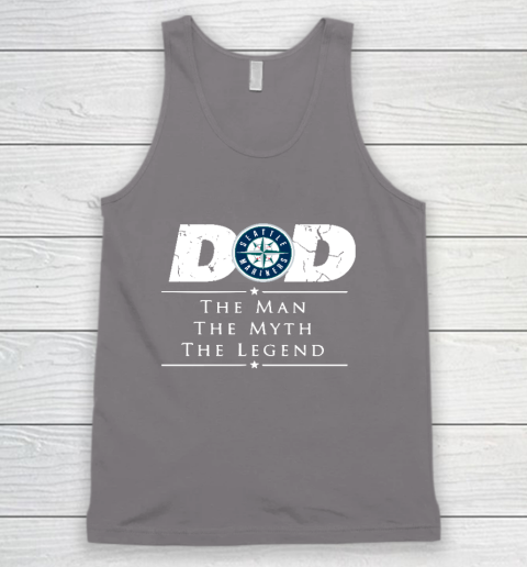 Seattle Mariners MLB Baseball Dad The Man The Myth The Legend Tank Top 6