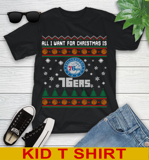 NBA All I Want For Christmas Is Philadelphia 76ers Basketball Sports 97