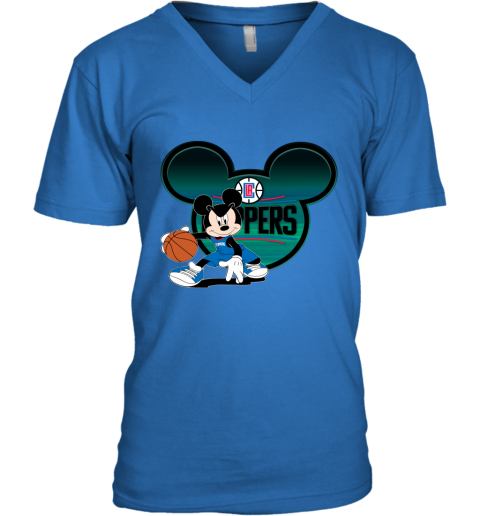 NBA LA Clippers Mickey Mouse Disney Basketball Sy9kvE0vJUm v neck unisex 8 12 eeedec front royal