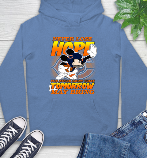 Chicago Bears NFL Football Mickey Disney Never Lose Hope Hoodie 11