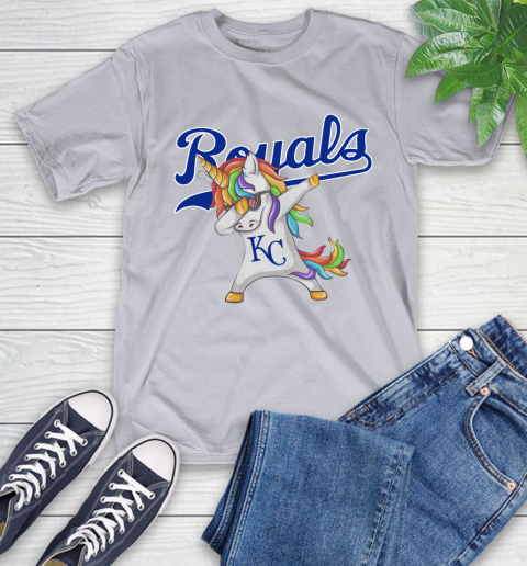 Kansas City Royals MLB Baseball Funny Unicorn Dabbing Sports T-Shirt 18