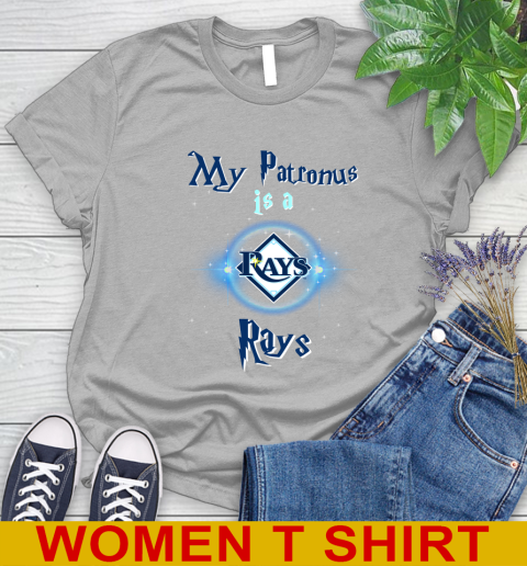 MLB Baseball Harry Potter My Patronus Is A Tampa Bay Rays Women's T-Shirt 5