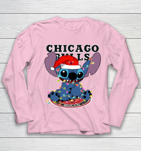 Chicago Bulls NBA noel stitch Basketball Christmas Youth Long Sleeve 6