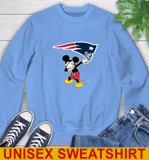 New England Patriots NFL Football Dabbing Mickey Disney Sports Sweatshirt 11