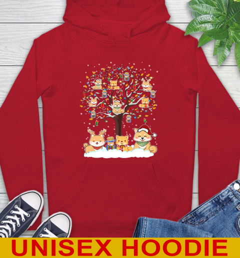 Shiba inu dog pet lover light christmas tree shirt 22