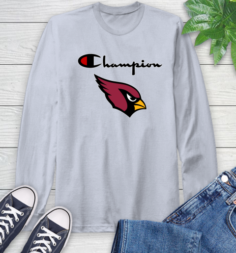 NFL Football Arizona Cardinals Champion Shirt Long Sleeve T-Shirt 4