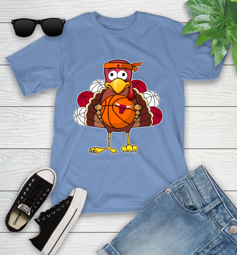 Chicago Bulls Turkey thanksgiving day Youth T-Shirt 11
