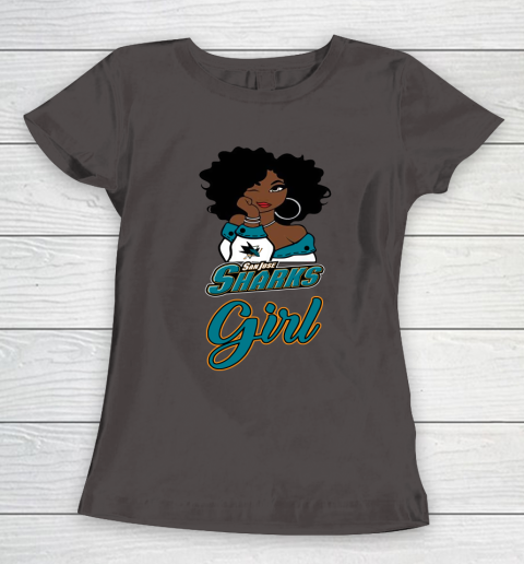 San Jose Sharks Girl NHL Women's T-Shirt 9
