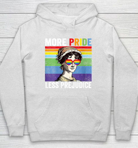 More Pride Less Prejudice Pride Month Funny Hoodie 2