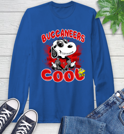 NFL Football Tampa Bay Buccaneers Cool Snoopy Shirt Long Sleeve T-Shirt 11