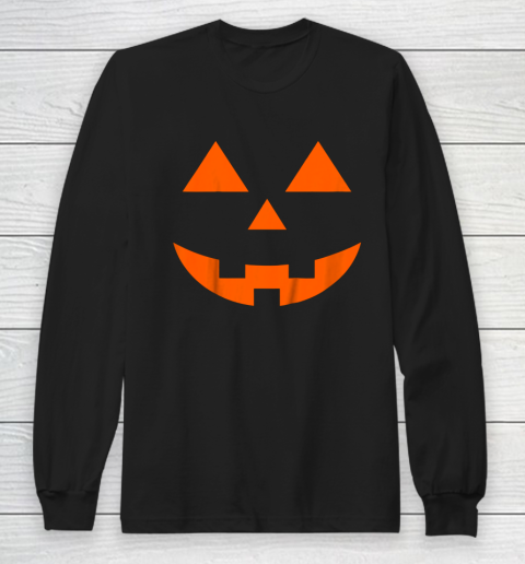 Jack O Lantern Shirt  Halloween Pumpkin Long Sleeve T-Shirt