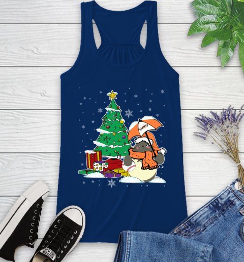 San Francisco Giants MLB Baseball Cute Tonari No Totoro Christmas Sports Racerback Tank 8
