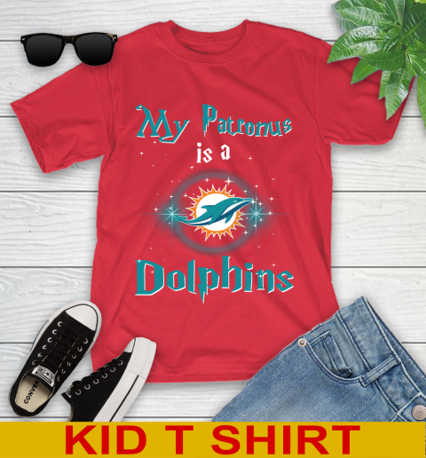 NFL Football Harry Potter My Patronus Is A Miami Dolphins Youth T-Shirt 11