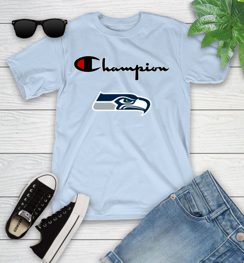 NFL Football Seattle Seahawks Champion Shirt Youth T-Shirt 5