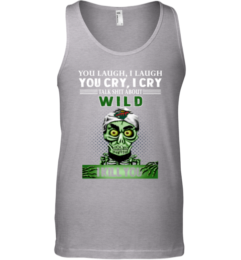 NHL Talk Shit About Minnesota Wild I Kill You Achmed The Dead Terrorist Jeffrey Dunham Hockey yzEOXNWQYEq unisex tank 17 95 151514 front sport grey