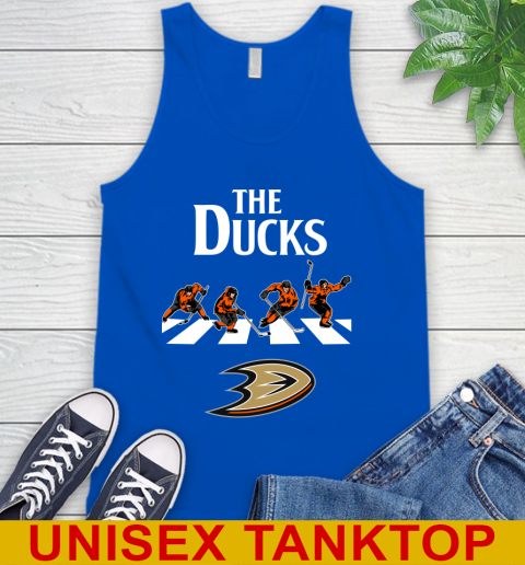 NHL Hockey Anaheim Ducks The Beatles Rock Band Shirt Tank Top 4
