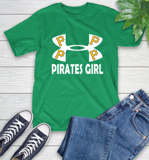 MLB Pittsburgh Pirates Under Armour Baseball Sports T-Shirt 7