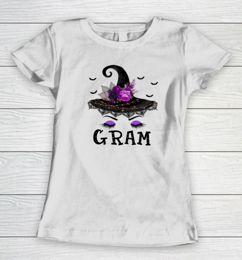 Gram Witch Hat Halloween Costume Grandma Women's T-Shirt