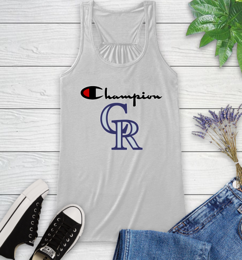 MLB Baseball Colorado Rockies Champion Shirt Racerback Tank MLB Baseball Colorado Rockies Champion Shirt Racerback Tank