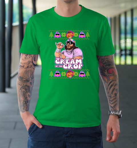 Macho The Cream of The Crop,Wrestling Ugly Christmas T-Shirt 5