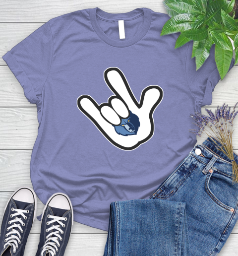 Memphis Grizzlies NBA Basketball Mickey Rock Hand Disney Women's T-Shirt 11