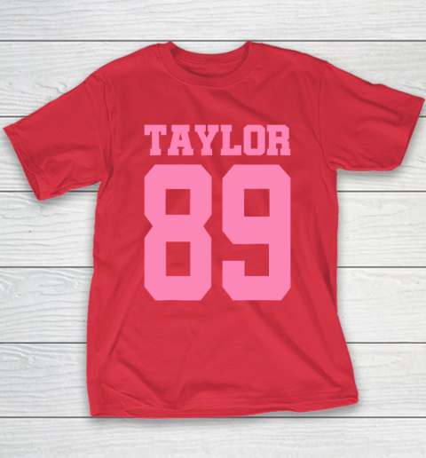 Pink Numbers Taylor 89 Youth T-Shirt 7