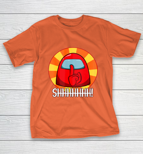 Among Us Game Shirt Cool Among Us shirt Crewmate or Impostor SHHHHHH T-Shirt 4