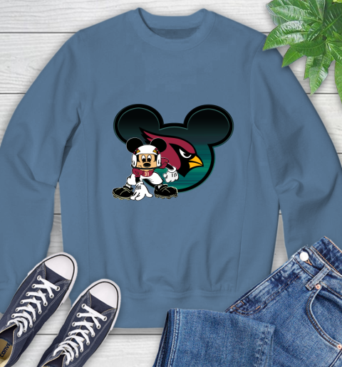 NFL Arizona Cardinals Mickey Mouse Disney Football T Shirt Sweatshirt 7