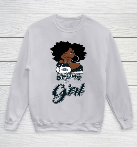 San Antonio Spurs Girl NBA Youth Sweatshirt 4