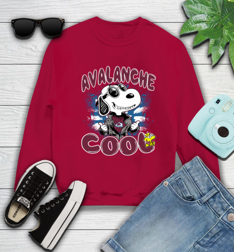 NHL Hockey Colorado Avalanche Cool Snoopy Shirt Sweatshirt 8