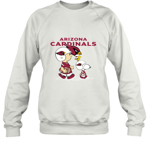 Arizona Cardinals Let's Play Football Together Snoopy NFL Sweatshirt