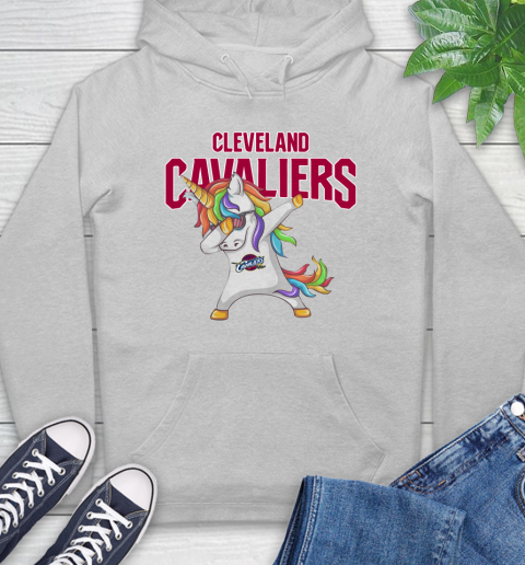 Cleveland Cavaliers NBA Basketball Funny Unicorn Dabbing Sports Hoodie 6
