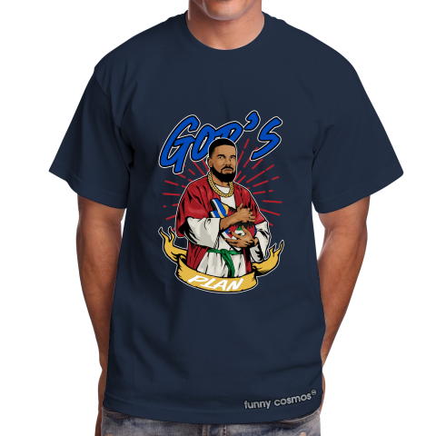 Air Jordan 1 Fearless Blue the Great Matching Sneaker Tshirt Frake God's Plan Red and Blue Jordan Tshirt
