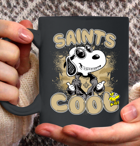 NFL Football New Orleans Saints Cool Snoopy Shirt Ceramic Mug 11oz