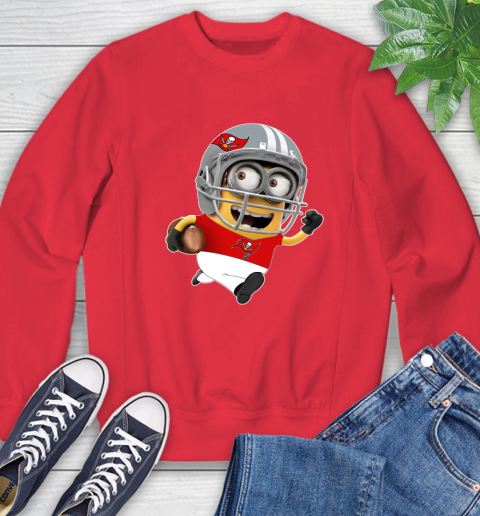 NFL Tampa Bay Buccaneers Minions Disney Football Sports Sweatshirt 10