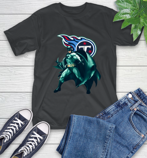 NFL Batman Football Sports Tennessee Titans T-Shirt 2